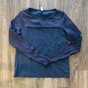 Navy Lululemon Long Sleeve Top